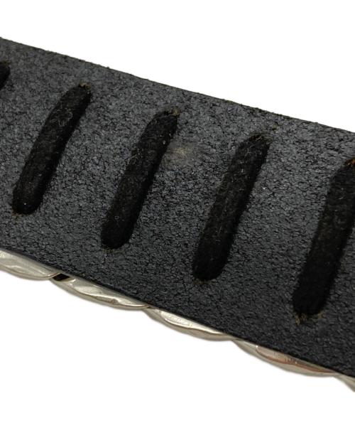 BALMAIN（バルマン）BALMAIN (バルマン) レザー チェーン ベルト/Leather chain belt ブラック サイズ:95の古着・服飾アイテム