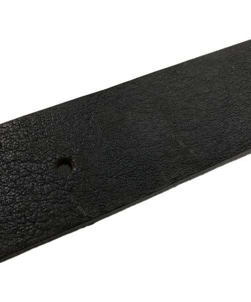 BALMAIN（バルマン）BALMAIN (バルマン) レザー チェーン ベルト/Leather chain belt ブラック サイズ:95の古着・服飾アイテム