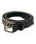 BALMAIN（バルマン）の古着「レザー チェーン ベルト/Leather chain belt」｜ブラック