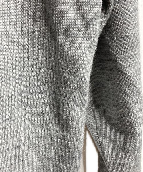 BATONER（バトナ―）BATONER (バトナ―) WASHABLE WOOL LONG SLEEVE POLO グレー サイズ:1の古着・服飾アイテム