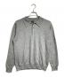 BATONER（バトナ―）の古着「WASHABLE WOOL LONG SLEEVE POLO」｜グレー