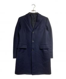 TAGLIATORE×Brilla per il gusto（タリアトーレ×ブリッラ ペル イルグースト）の古着「ウールチェスターコート/Wool Chester coat」｜ネイビー