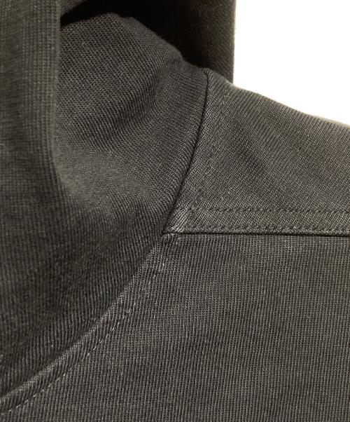 RICK OWENS（リックオウエンス）RICK OWENS (リックオウエンス) コットンプルオーバー ロングパーカー ブラック サイズ:ＸＳの古着・服飾アイテム