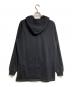 RICK OWENS (リックオウエンス) コットンプルオーバー ロングパーカー ブラック サイズ:ＸＳ：22000円