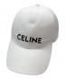 CELINE（セリーヌ）の古着「ロゴベースボールキャップ/Logo Baseball Cap」｜ホワイト