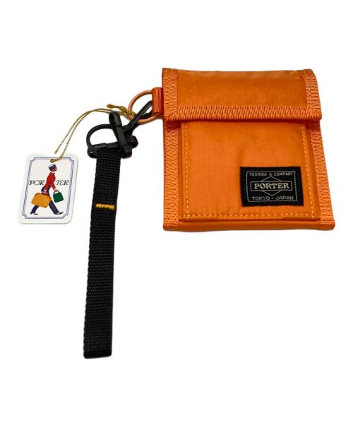 PORTER（ポーター）PORTER (ポーター) CAPSULE  WALLET/カプセルウォレット オレンジの古着・服飾アイテム