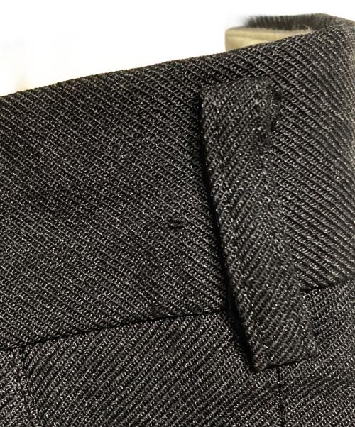COMME des GARCONS HOMME PLUS（コムデギャルソンオムプリュス）COMME des GARCONS HOMME PLUS (コムデギャルソンオムプリュス) ポリエステル縮絨ストレートパンツ/Polyester Fulling Straight Pants ブラック サイズ:Mの古着・服飾アイテム