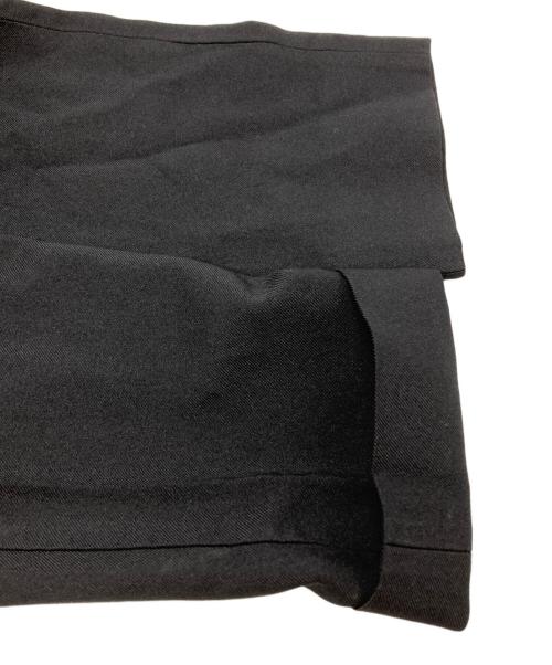 COMME des GARCONS HOMME PLUS（コムデギャルソンオムプリュス）COMME des GARCONS HOMME PLUS (コムデギャルソンオムプリュス) ポリエステル縮絨ストレートパンツ/Polyester Fulling Straight Pants ブラック サイズ:Mの古着・服飾アイテム