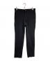 COMME des GARCONS HOMME PLUS（コムデギャルソンオムプリュス）の古着「ポリエステル縮絨ストレートパンツ/Polyester Fulling Straight Pants」｜ブラック