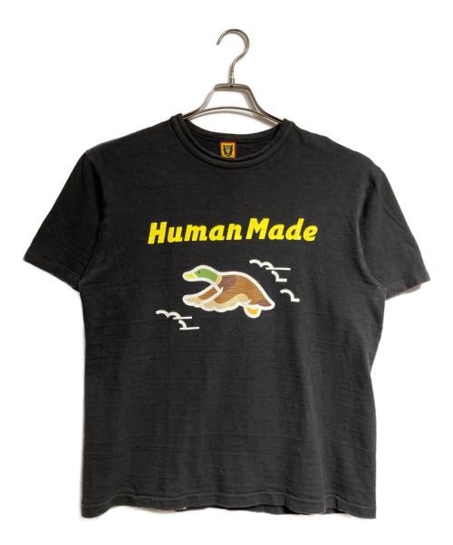 HUMAN MADE（ヒューマンメイド）HUMAN MADE (ヒューマンメイド) ダックプリントTシャツ/Duck print T-shirt ブラック サイズ:Lの古着・服飾アイテム