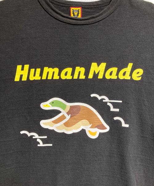 HUMAN MADE（ヒューマンメイド）HUMAN MADE (ヒューマンメイド) ダックプリントTシャツ/Duck print T-shirt ブラック サイズ:Lの古着・服飾アイテム