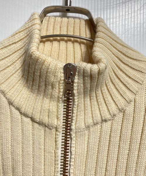 Acne studios（アクネ ストゥディオズ）Acne studios (アクネ ストゥディオズ) Benita Clean Zip Front Sweater Dress/ベニタ・クリーン・ジップフロント・セータードレス ベージュ サイズ:XSの古着・服飾アイテム