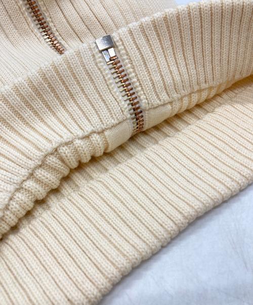 Acne studios（アクネ ストゥディオズ）Acne studios (アクネ ストゥディオズ) Benita Clean Zip Front Sweater Dress/ベニタ・クリーン・ジップフロント・セータードレス ベージュ サイズ:XSの古着・服飾アイテム