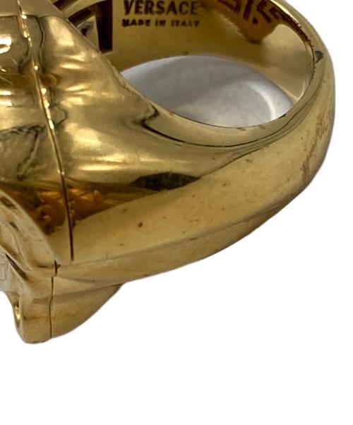 VERSACE（ヴェルサーチェ）VERSACE (ヴェルサーチェ) メドゥーサ リング/Medusa Ring ゴールド サイズ:19号の古着・服飾アイテム