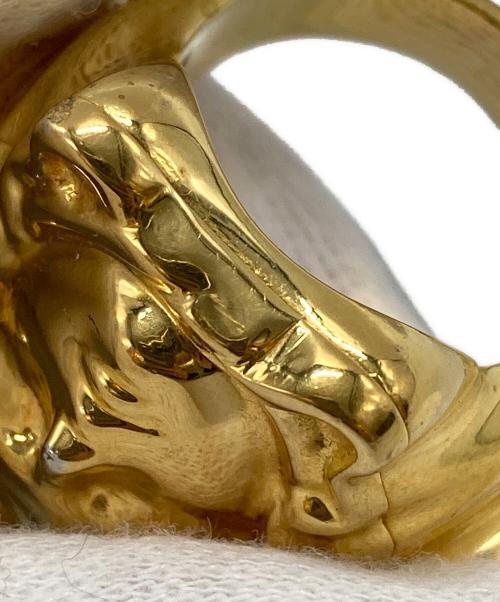 VERSACE（ヴェルサーチェ）VERSACE (ヴェルサーチェ) メドゥーサ リング/Medusa Ring ゴールド サイズ:19号の古着・服飾アイテム