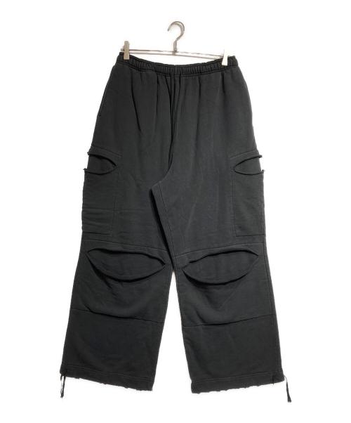 TASKS（タスク）TASKS (タスク) ダメージ加工スウェットパンツ/Sweat Pants ブラック サイズ:Freeの古着・服飾アイテム