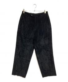 GIORGIO ARMANI（ジョルジオアルマーニ）の古着「コーデュロイパンツ/Corduroy pants」｜ブラック
