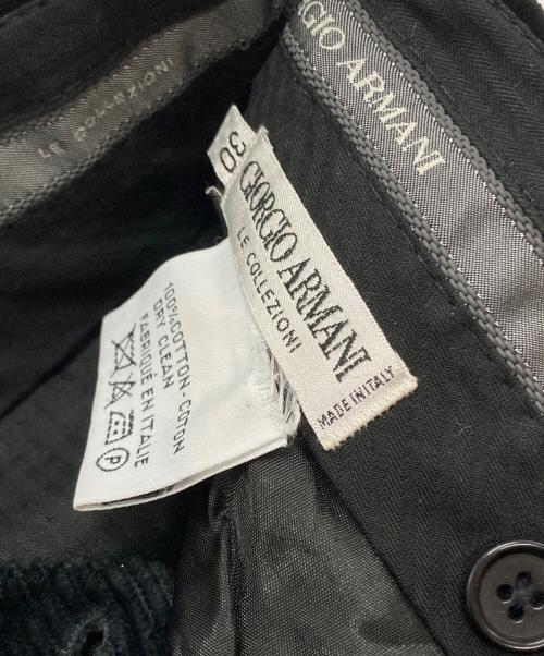 GIORGIO ARMANI（ジョルジオアルマーニ）GIORGIO ARMANI (ジョルジオアルマーニ) コーデュロイパンツ/Corduroy pants ブラック サイズ:30の古着・服飾アイテム
