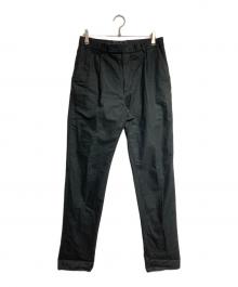 WACKO MARIA（ワコマリア）の古着「タックチノパンツ/ Tucked Chino Pants」｜ブラック