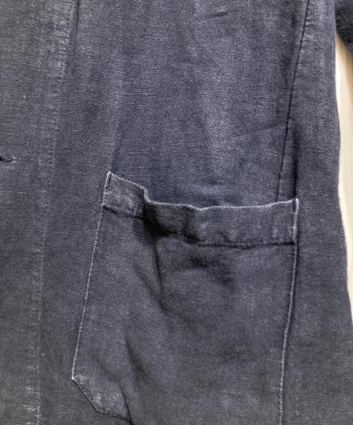 VETRA（ベトラ）VETRA (ベトラ) リネンキャンバスカバーオール/Linen Canvas Coverall ネイビー サイズ:46の古着・服飾アイテム