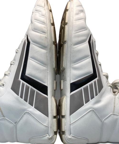 PRADA（プラダ）PRADA (プラダ) ハイトップスニーカー/High-top Sneakers ホワイト サイズ:7の古着・服飾アイテム