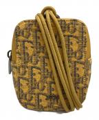 Diorディオール）の古着「バーティカル NANOポーチ/Vertical Nano Pouch」｜イエロー