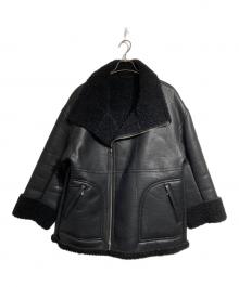 PRANK PROJECT（プランクプロジェクト）の古着「ヴィーガンムートンブルゾン/Vegan shearling blouson」｜ブラック