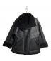 PRANK PROJECT（プランクプロジェクト）の古着「ヴィーガンムートンブルゾン/Vegan shearling blouson」｜ブラック