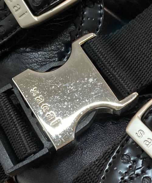 sacai（サカイ）sacai (サカイ) Wingtip Sandals/ウィングチップ・サンダル ブラック サイズ:23.5cmの古着・服飾アイテム