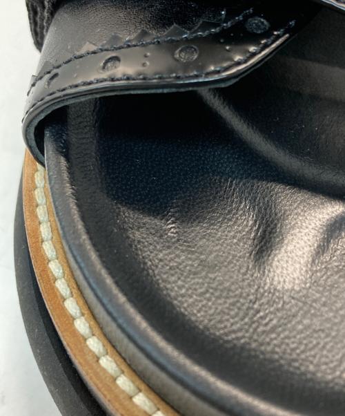 sacai（サカイ）sacai (サカイ) Wingtip Sandals/ウィングチップ・サンダル ブラック サイズ:23.5cmの古着・服飾アイテム