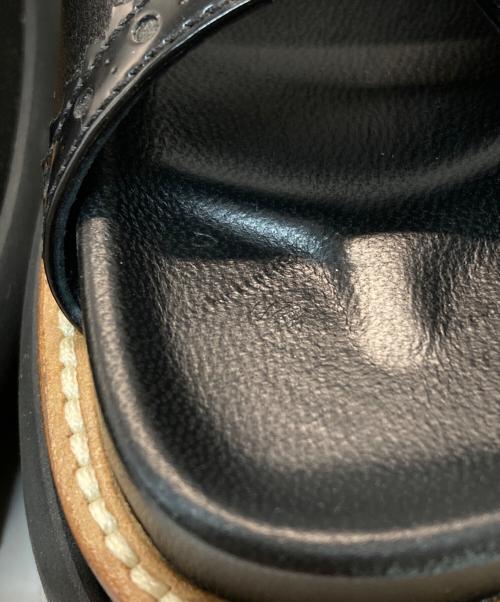 sacai（サカイ）sacai (サカイ) Wingtip Sandals/ウィングチップ・サンダル ブラック サイズ:23.5cmの古着・服飾アイテム