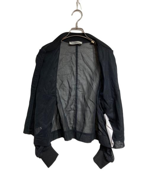 SPORT MAX（スポーツマックス）SPORT MAX (スポーツマックス) シアーギャザーブルゾン/Sheer Gathered Blouson ブラック サイズ:38の古着・服飾アイテム
