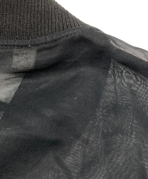 SPORT MAX（スポーツマックス）SPORT MAX (スポーツマックス) シアーギャザーブルゾン/Sheer Gathered Blouson ブラック サイズ:38の古着・服飾アイテム
