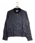 DRIES VAN NOTEN（ドリスヴァンノッテン）の古着「カスリボンバージャケット/bomber jacket」｜ネイビー
