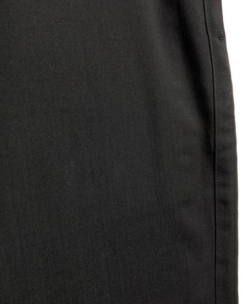 GROUND Y（グラウンドワイ）GROUND Y (グラウンドワイ) Wool-poly drawstring pants/ウール ポリ ドローストリングパンツ ブラック サイズ:3の古着・服飾アイテム