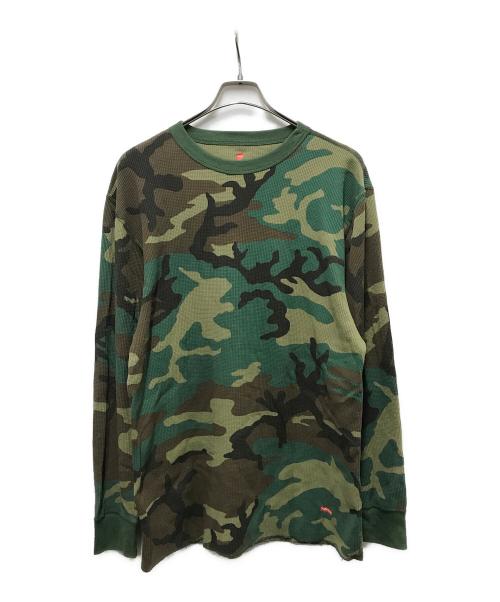 Hanes（ヘインズ）Hanes (ヘインズ) Supreme (シュプリーム) サーマルカットソー オリーブ サイズ:XLの古着・服飾アイテム