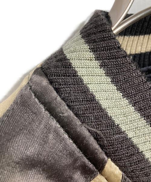 花旅楽団（ハナタビガクダン）花旅楽団 (ハナタビガクダン) スカジャン/ Sukajan ブラック サイズ:Ｌの古着・服飾アイテム