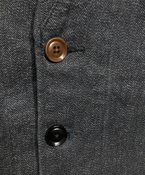 ORGUEIL（オルゲイユ）ORGUEIL (オルゲイユ) ブラックシャンブレーベスト/Black chambray vest グレー サイズ:40の古着・服飾アイテム