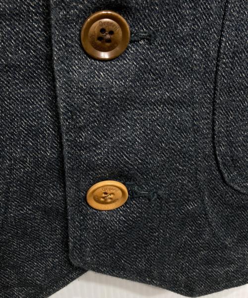 ORGUEIL（オルゲイユ）ORGUEIL (オルゲイユ) ブラックシャンブレーベスト/Black chambray vest グレー サイズ:40の古着・服飾アイテム