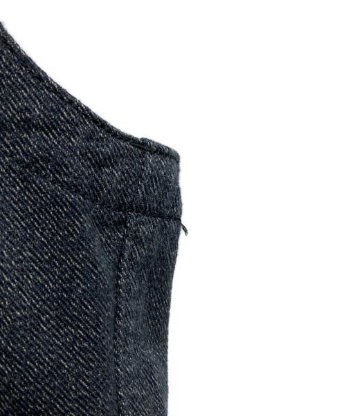 ORGUEIL（オルゲイユ）ORGUEIL (オルゲイユ) ブラックシャンブレーベスト/Black chambray vest グレー サイズ:40の古着・服飾アイテム