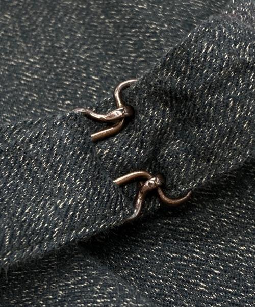 ORGUEIL（オルゲイユ）ORGUEIL (オルゲイユ) ブラックシャンブレーベスト/Black chambray vest グレー サイズ:40の古着・服飾アイテム