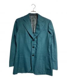 Luca Grassia（ルカ グラッシア）の古着「サマーウール3Bテーラードジャケット/Tailored Jacket」｜グリーン