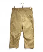 JUNYA WATANABE COMME des GARCONS(ジュンヤワタナベ コムデギャルソン）の古着「クロップドチノパンツ/Cropped Chino Pants」｜ブラウン