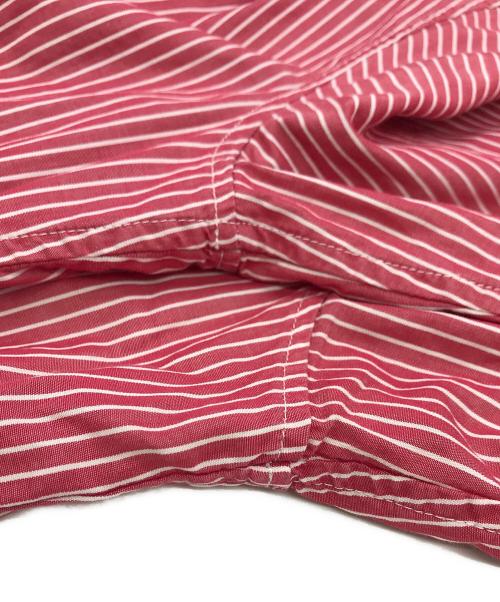 SUPREME（シュプリーム）Supreme (シュプリーム) ストライプシャツ レッド サイズ:SIZE Mの古着・服飾アイテム