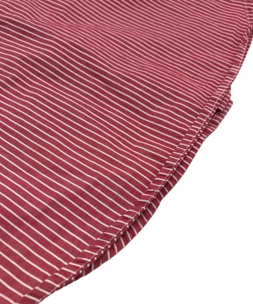 SUPREME（シュプリーム）Supreme (シュプリーム) ストライプシャツ レッド サイズ:SIZE Mの古着・服飾アイテム