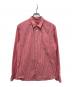 Supreme（シュプリーム）の古着「ストライプシャツ」｜レッド