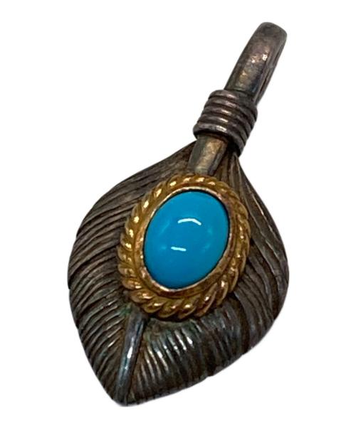 Tady & King（タディアンドキング）Tady & King (タディアンドキング) ターコイズリーフペンダント/Turquoise Leaf Pendant シルバーの古着・服飾アイテム
