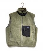 Patagoniaパタゴニア）の古着「レトロXフリースベスト/Retro-X fleece vest」｜グリーン