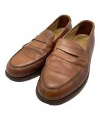 PARABOOT×MAURO VOLPONIパラブーツ×マウロ ヴォルポー二）の古着「コインローファー/Coin Loafer」｜ブラウン