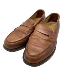 PARABOOT×MAURO VOLPONI（パラブーツ×マウロ ヴォルポー二）の古着「コインローファー/Coin Loafer」｜ブラウン